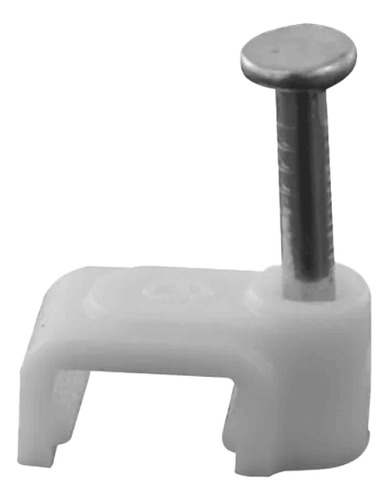Grapa Cuadrada Gris Medida Interna 5 Mm Altura 6 Mm 100 Pzs Gris