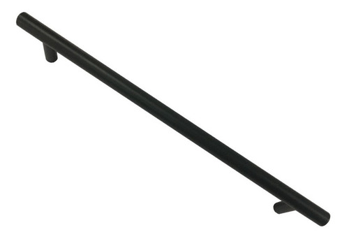 Imagen 2 de 2 de Tirador Manija Negro Arcadia Para Muebles 160mm De Torn/torn