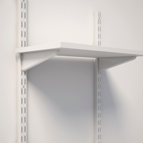 Caja 10 Unid. Soporte Graduable Doble 22cm Blanco Ducasse