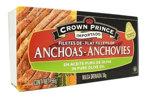 Anchoas Filete Lata De Anchoas En Aceite De Oliva 56gr