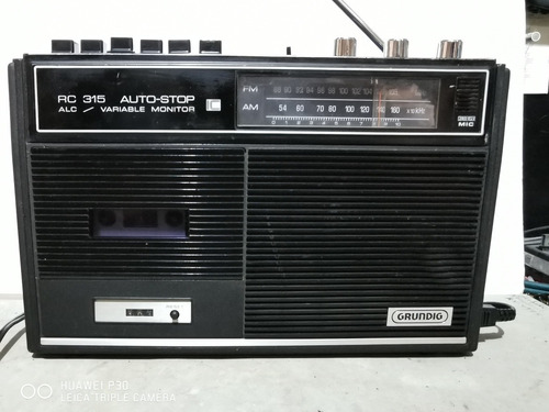 Radio Grabadora Grundig, Rc 315. 
