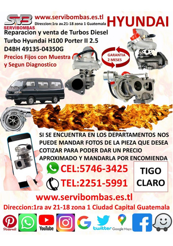 Turbos Hyundai Tucson 2.0 D4ea Crdi Diesel Guatemala