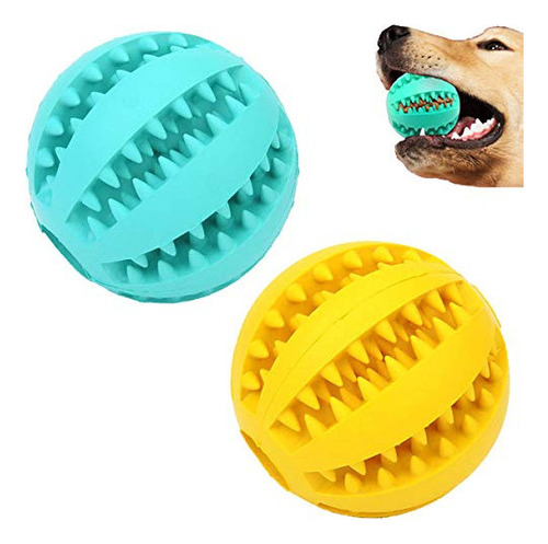 Sunglow Paquete De 2 Bolas De Juguete Para Perros, No Tóxic