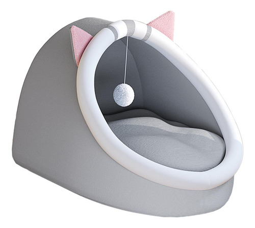 Cama Para Gato, Base Antideslizante, Portátil, Gris M