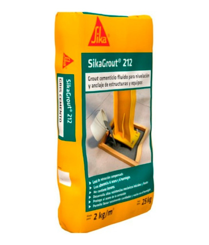 Sika Grout 212 Cementicio Para Anclaje Y Nivelación | 25k