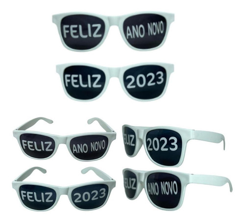 60 Óculos Personalizado Feliz Ano 2023