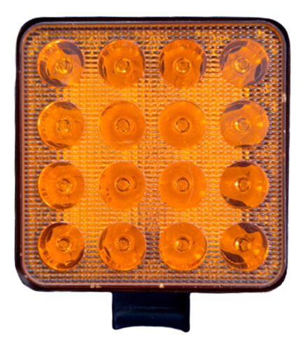 Faro Cuadrado Led Neblinero Chip Original 48w Auto Camioneta