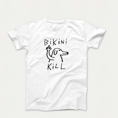 Remera Bikini Kill Logo 100% Algodon Premium 24/1