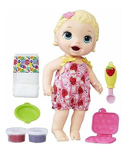 Baby Alive Super Snacks Snackin' Lily Baby, Muñeca