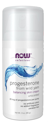 Now, Progesterona Natural, Crema Equilibrante Para La Piel,