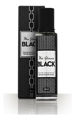 Perfume Masculino Black 30 Ml Plus Glamour Secret Play