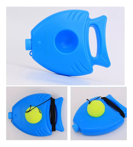 Entrenamiento Tenis Elástico Solo Teloon 2 Pelota Base Pvc