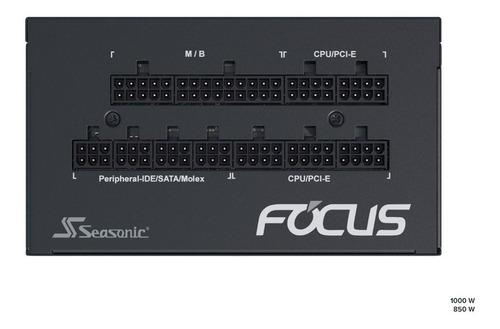 Imagen 9 de 10 de Fuente 1000w Seasonic Focus Gx-1000 80+ Gold