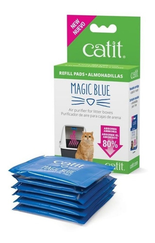Repuesto Filtro Magic Blue Cat It Gatera Sanitaria Gato Baño