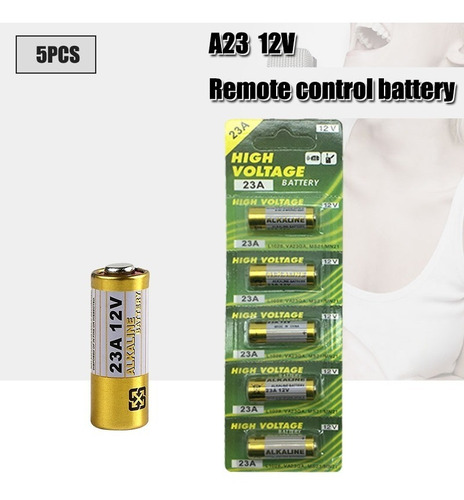Bateria 12v Alcalina 23a Blister C/ 5 Unid B12va23a-5un Gp
