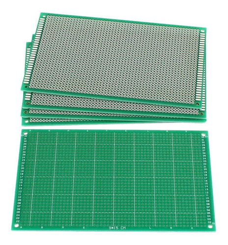 Placa Perforada Pcb 9x15cm Fr4 Fibra Vidrio Arduino [ Max ]