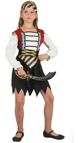Disfraz Pirata Talla 4-6 Niñas Nuevo