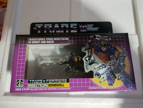 Transformers G1 Ko Insecticons Bombshell (Usado)