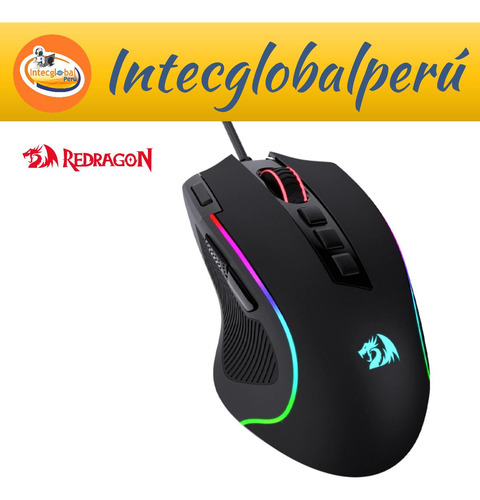 Mouse Redragon Predator M612 Wired Rgb - Negro