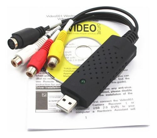 Adaptador Usb 2.0 A Rca, Tarjeta De Captura De Audio Y Vídeo