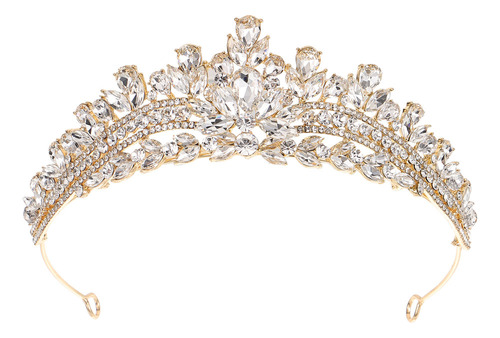 Diadema De Novia Con Corona De Boda Con Diamantes De Imitaci