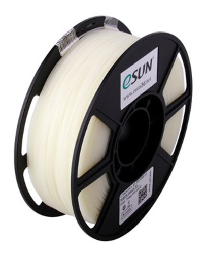 Filamento 3D PLA Esun de 1.75mm y 1kg white