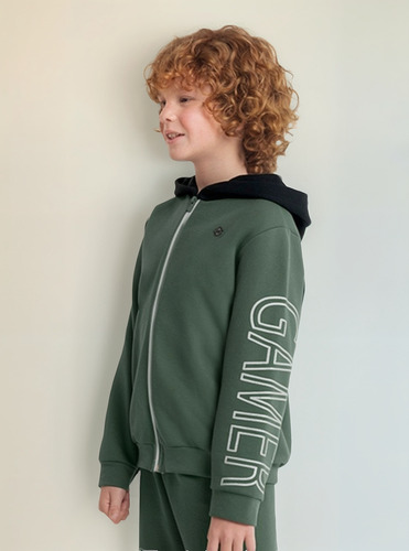 Moletom Masculino Adolescente Blusa Juvenil Com Capuz