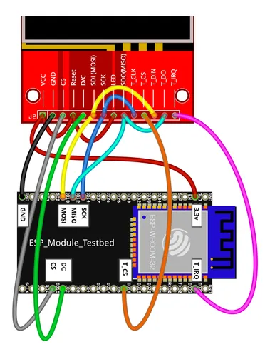 Lcd Tft Tactil 2.8 Pulgadas 240x320 Ili9341 Esp32 Arduino