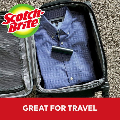 Scotch-brite Mini Rodillo De Viaje Para Pelusa, Funciona Muy