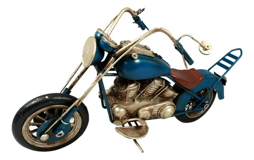 Motocicleta Decorativa Tipo Chopper Rat