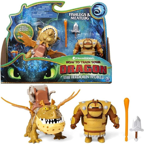 Fishlegs And Meatlug Dreamworks Dragons