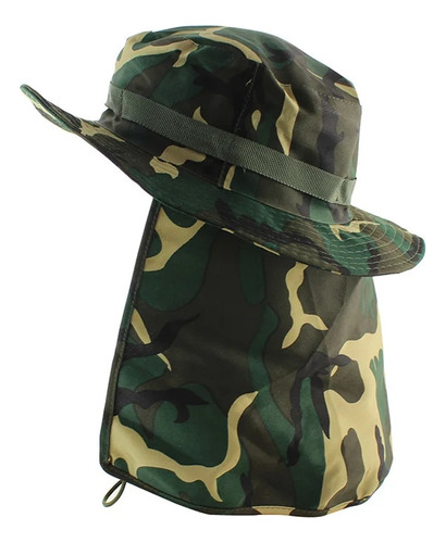 Sombrero Militar Tipo Boonie Con Solapa Para Hombre Y Mujer,
