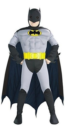 Disfraz Niño - Disfraz De Batman Muscle Chest - Grande