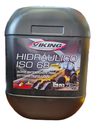 Aceite Hidraulico Iso 68 Viking Garrafa 