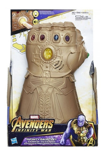 Guante Electronico Avengers Luz Y Sonido Original Hasbro 