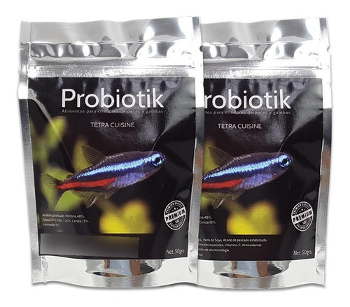 Combo Alimentos Para Tetras Probiotik (2) - Envío Gratis