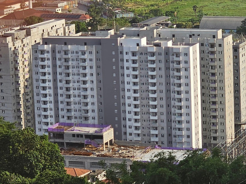 Apartamento Em Santos Com 2 Dormitórios, 1 Vaga De Garagem Para Carro, 1 Banheiro, Sala, Cozinha, Área De Serviço E Varanda