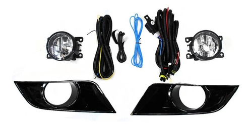 Juego Faros Niebla Ranger Xl 4x2 2020 2021 C/rejilla Negra