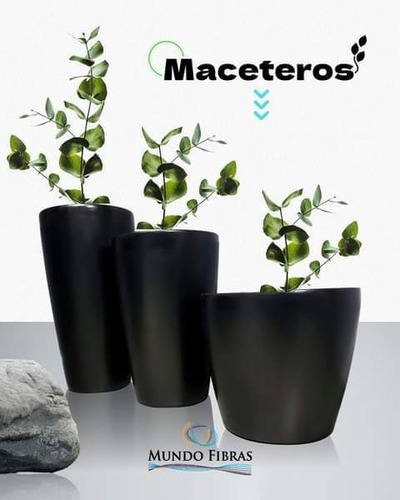 Imagen 2 de 4 de Maceteros En Fibra De Vidrio