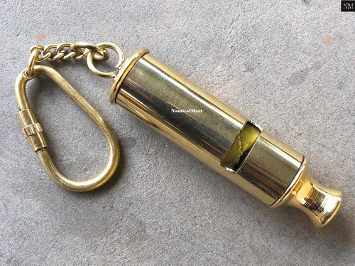 Nauticalmart Londres Inglaterra Policía Bobby Barrel Whistle