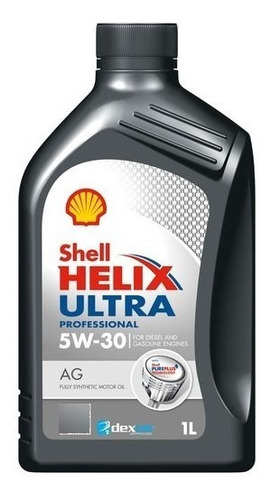 Shell Helix Ultra 5w30 Sintético Dexos2  Acea C3 Api Sn  1 L