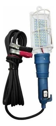 Lámpara Portátil De Led 12v Cable 5m Rejilla