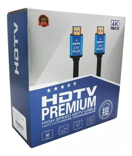 Cable Hdmi 4k Premium 3metros Versión 2.0 2k 4k Hdtv Tienda