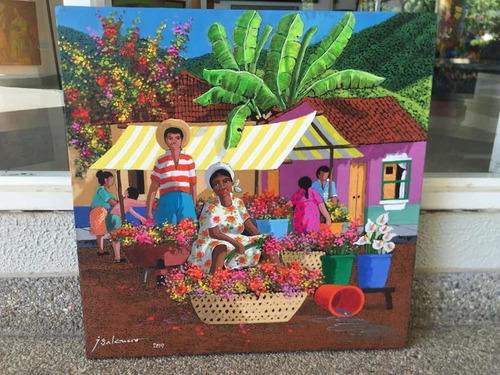Imagen 3 de 4 de Obra Original Arte Naif O Ingenuo J.salguero