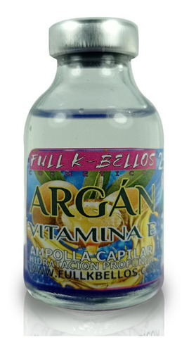 Ampolla Argan Full-kbellos Vitamina E - mL a $400