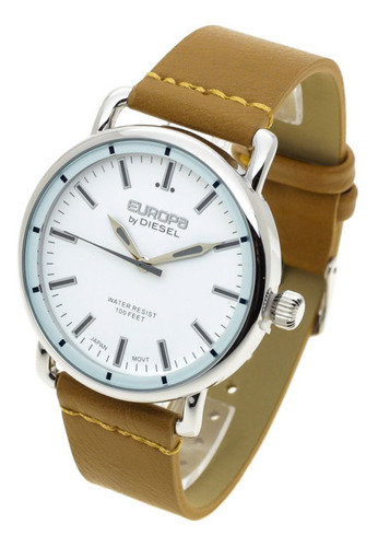 Reloj Europa By Diesel Hombre 4003 - Cuero Acero Wr30