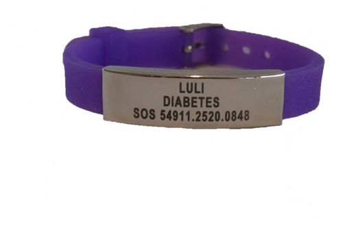 Pulsera Alerta Medica Identificación Diabetes Autismo
