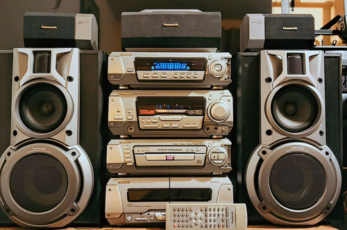 Minicomponente Panasonic Sa-dv150 Audio Vintage Gris 320 W (Usado)