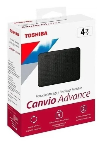 Disco Duro 4tb Externo Toshiba Advance   Usb 3.0 Pc/mac