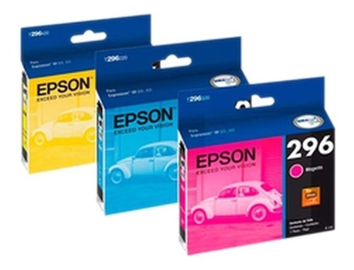 Cartucho Epson T296 Color Original 296 Xp231 Xp431 Cian